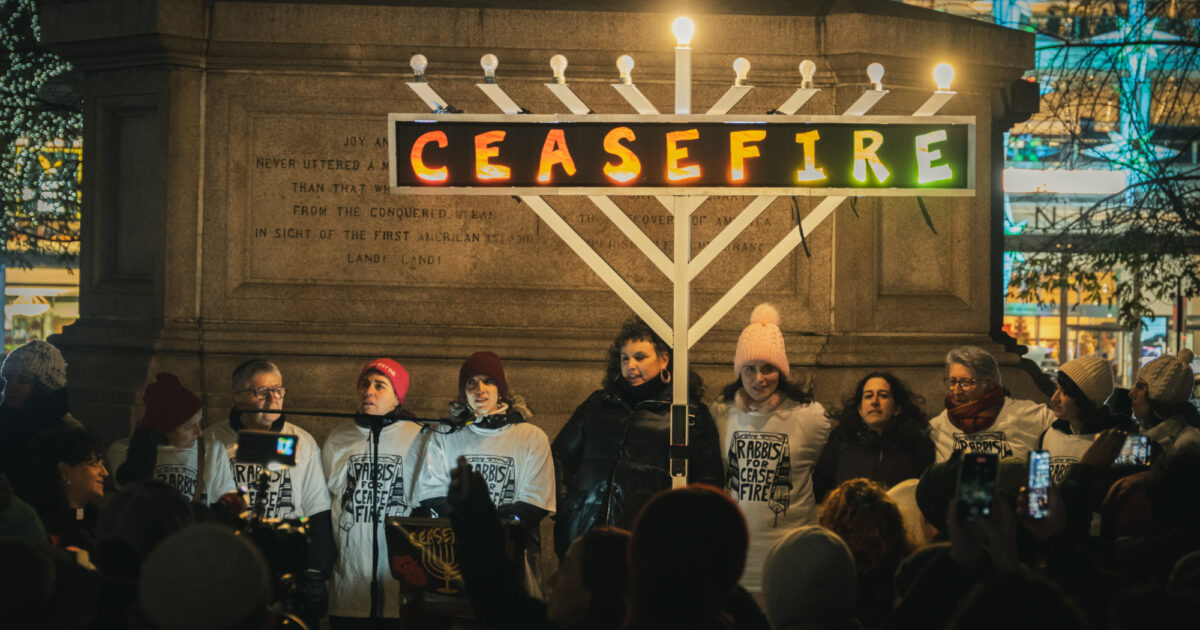 Jews For Racial & Economic Justice Chanukah for Ceasefire